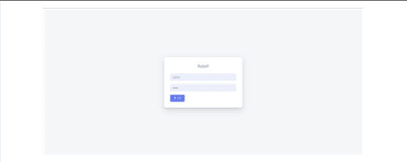 Auto# 로그인 화면